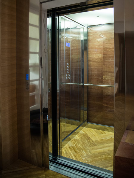 Hotel elevator
